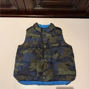 GAP Green and Blue Camo Toddler Vest